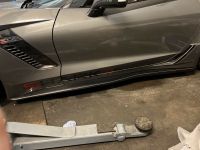 CW Carbon Sideskirt Seitenschweller Ansatz passend f Corvette C7 Nordrhein-Westfalen - Kamen Vorschau