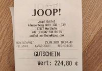 Gutschein Wertheim Village JOOP! Bayern - Aschaffenburg Vorschau