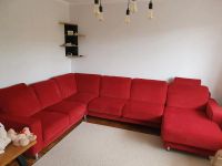 Rotes Sofa groß U-Form Ecksofa Wohnlandschaft Nordrhein-Westfalen - Minden Vorschau