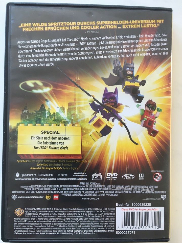 DVD The Lego Batman Movie / Yakari /Jake u.d.Nimmerland Piraten in Mönchengladbach