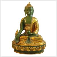 Medizinbuddha Ashtamangala 31cm mintgrün Messing Handarbeit Nepal München - Milbertshofen - Am Hart Vorschau