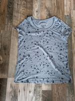 Tshirt blau mit Vögeln M 38 Gina Shirt kurzarm blau meliert Hessen - Allendorf Vorschau