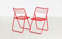 1/2 Vintage Ted Net red Chair Klappstuhl Niels Gammelgaard Ikea Mitte - Tiergarten Vorschau