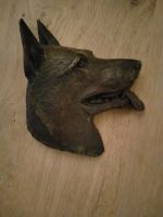 Bronze-Wandrelief Schäferhund von Gerda van den Bosch Aachen - Aachen-Mitte Vorschau