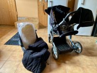 Kinderwagen Britax mit Babyschale und Hauck-Reisebett kpl. Saarland - Bexbach Vorschau