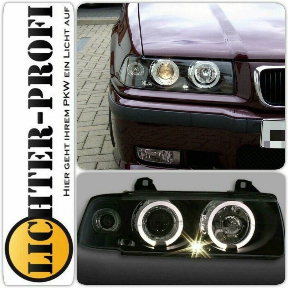 Angel Eyes Scheinwerfer in schwarz für BMW E36 Limo Touring in Hessen -  Calden | Tuning & Styling Anzeigen | eBay Kleinanzeigen ist jetzt  Kleinanzeigen