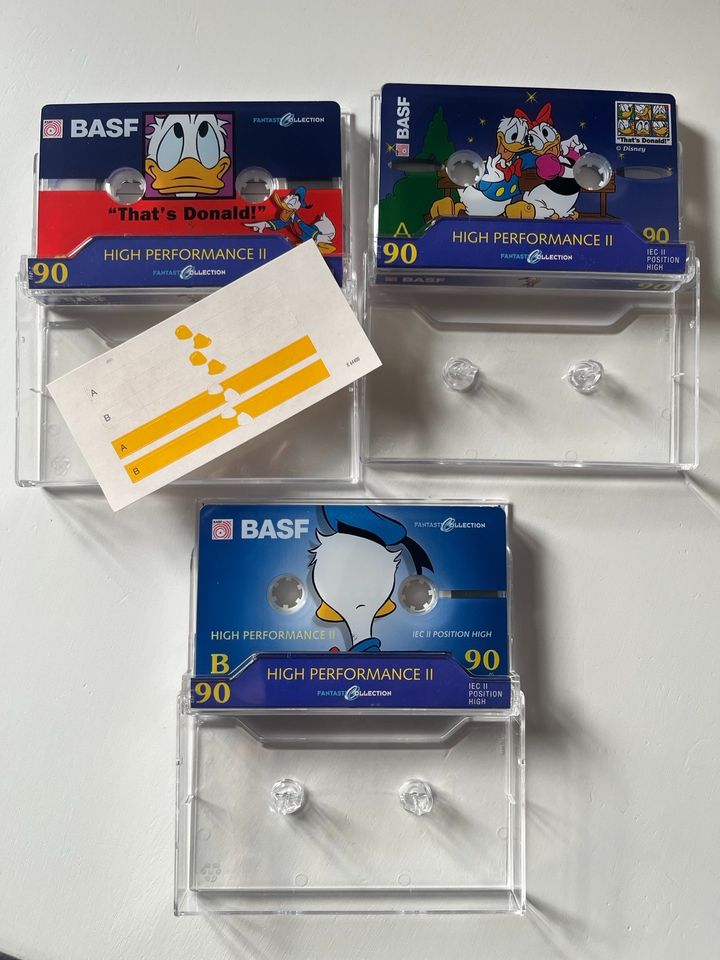 BASF Audiokassetten Disney Donald Duck 1995 in Sasbach
