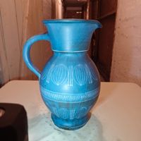 Keramik Krug/Henkelvase Blau H. 30cm D. ca 19cm Schleswig-Holstein - Altenholz Vorschau