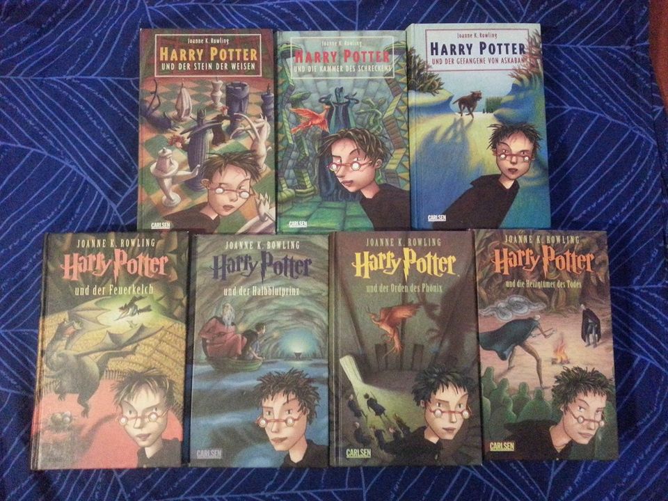 Harry Potter Bücher 1-7 Sammlung Komplett & Gebunden. Gut&Versand in Unterwössen