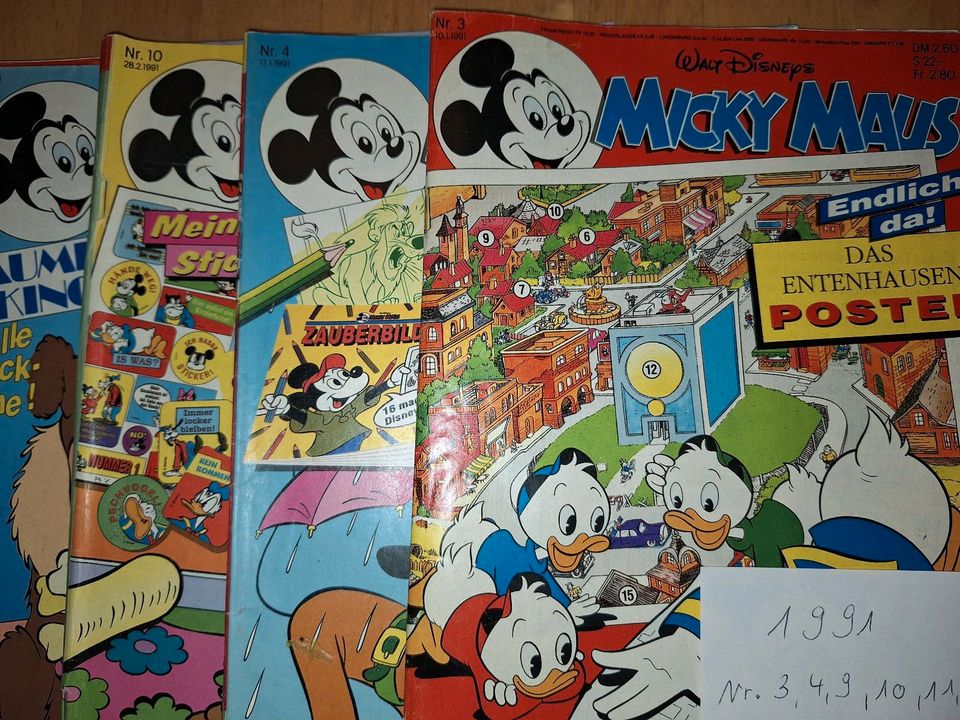 Micky Maus Comics,  Jahr 1991 in Berlin