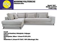 Sofa Couch Wohnlandschaft L Form Ecksofa in Breitcord beige Nordrhein-Westfalen - Mettingen Vorschau