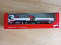 Herpa Scania Pritschen-Hängerzug mit Ladekran "Spedition Fürmetz" Bayern - Olching Vorschau