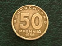MÜNZE DDR 50 PFENNIG PFLUG VOR HÜTTENWERK 1950 A Berlin selten! Bayern - Holzkirchen Vorschau