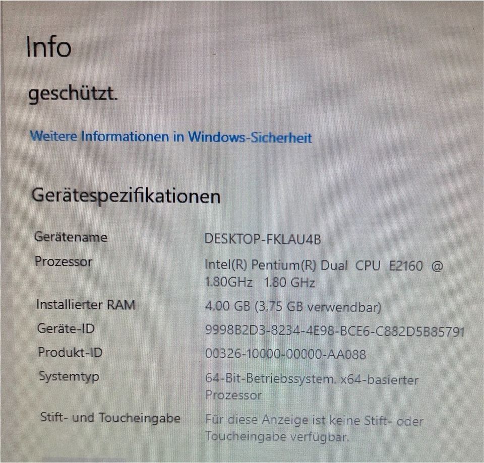 ASROCK G41M-GE3 + Intel in Bad Mergentheim