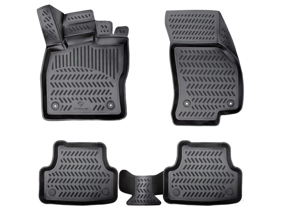 ✅ NEU Gummimatten Set für SEAT TOLEDO 4 IV KG 2 3 Gummi Fußmatten in Herne