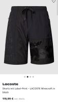 ❕ Shorts LACOSTE Minecraft in black Gr. M (42) Boardshorts München - Altstadt-Lehel Vorschau