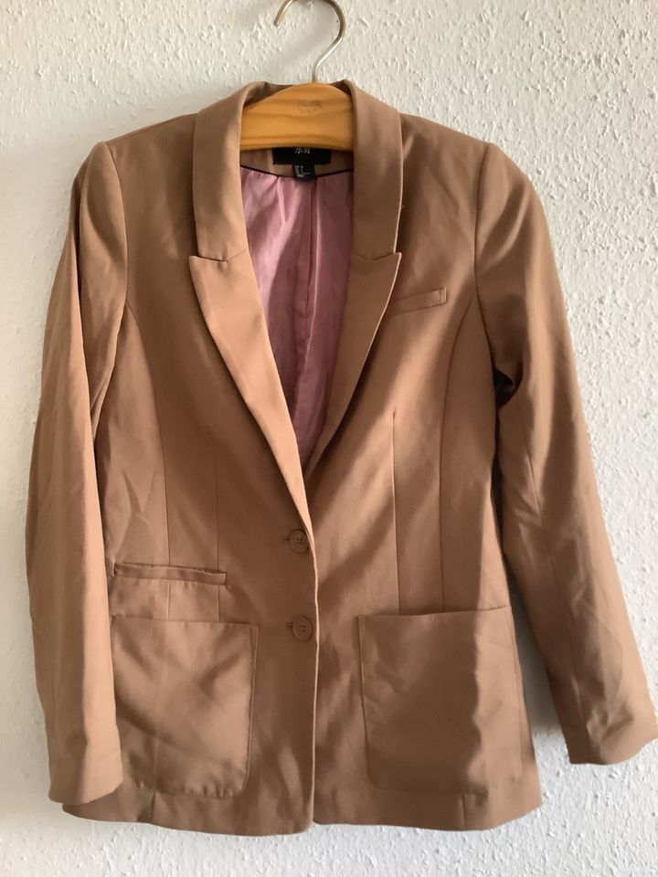 Blazer Jacket 36 H&M cognac hellbraun in Berlin