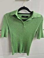 Hallhuber - Lurex Stoff Shirt grün edel elegant modern 34 XS NEU Düsseldorf - Eller Vorschau