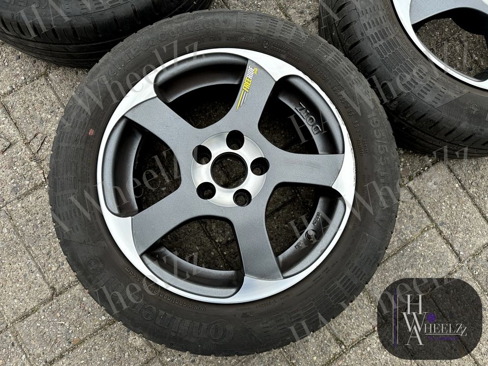 DOTZ Alufelgen poliert 15 Zoll Sommerräder 5x100➡️ 195/55 R15 CONTINENTAL Sommerreifen Sommer Reifen Felgen➡️ VW POLO 6R 9N FOX AUDI A1 SEAT IBIZA 6J 6L TOLEDO NH SKODA FABIA 5J ROOMSTER PRAKTIK RAPID in Bünde