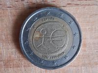 2€ Euro Münze WWU 1999-2009₩ mit Strichmännchen Pankow - Karow Vorschau