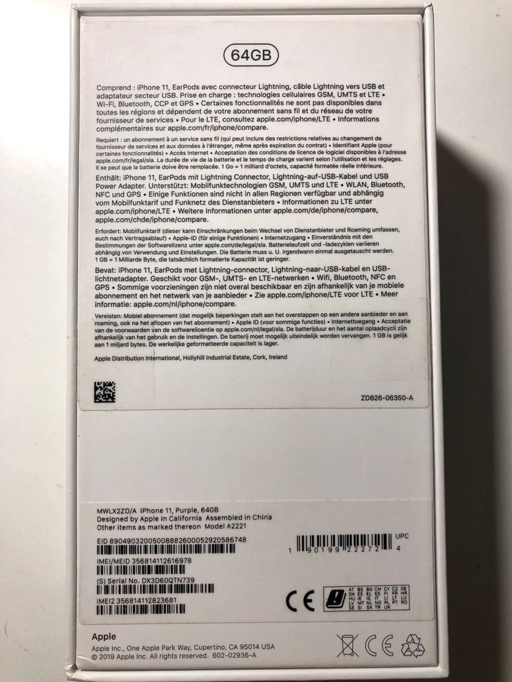 Apple iPhone 11 64Gb violett, ohne Simlock in München