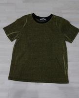 Shirt mit Glitzer gold Gr. XS Pieces Hessen - Wölfersheim Vorschau