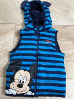 Topomini Weste Mickey Mouse Größe 86 92 blau NEU Sachsen - Röhrsdorf Vorschau