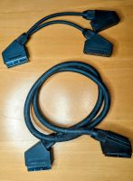 Scart Kabel Adapter Y Verteiler Stecker auf 2 x Buchse Schleswig-Holstein - Bad Segeberg Vorschau