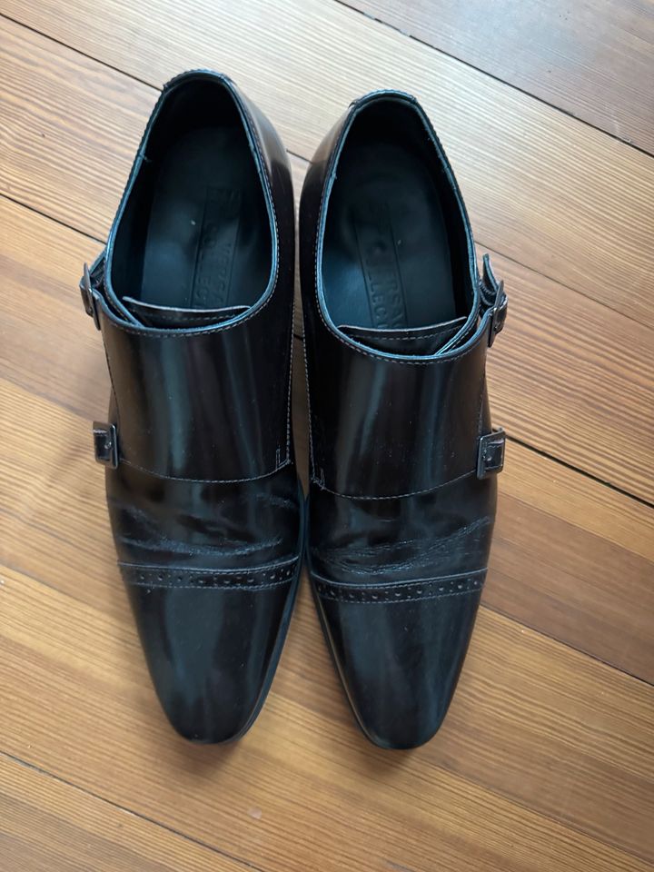 Versace Monkstraps 44 dunkelbraun glänzend Double monks in Konstanz