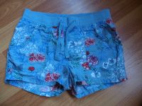 H&M kurze Hose Mädchen blau rosa Blumen 122 Short Wuppertal - Oberbarmen Vorschau