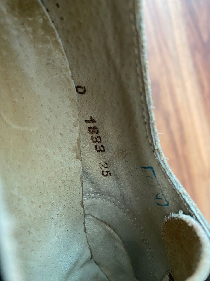 Schuhe Original 50er Jahre in Unterwellenborn