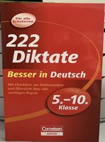 222 Diktate - Besser in Deutsch 5.-10. Klasse - alle Schularten Niedersachsen - Braunschweig Vorschau