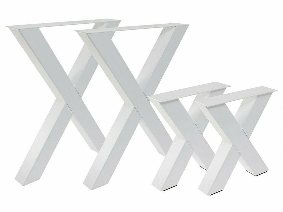 Set Tischgestell Bankgestell X Form Loft Esstisch Loftstyle Resto in Castrop-Rauxel
