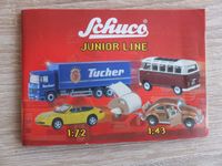 Prospekt klein Schuco Junior Line Cars 1:72 1:43 64 Seiten  Maß 1 Aachen - Kornelimünster/Walheim Vorschau