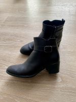 Tamaris Stiefelette Stiefel aus Leder in schwarz, Gr. 39 Nordrhein-Westfalen - Siegen Vorschau