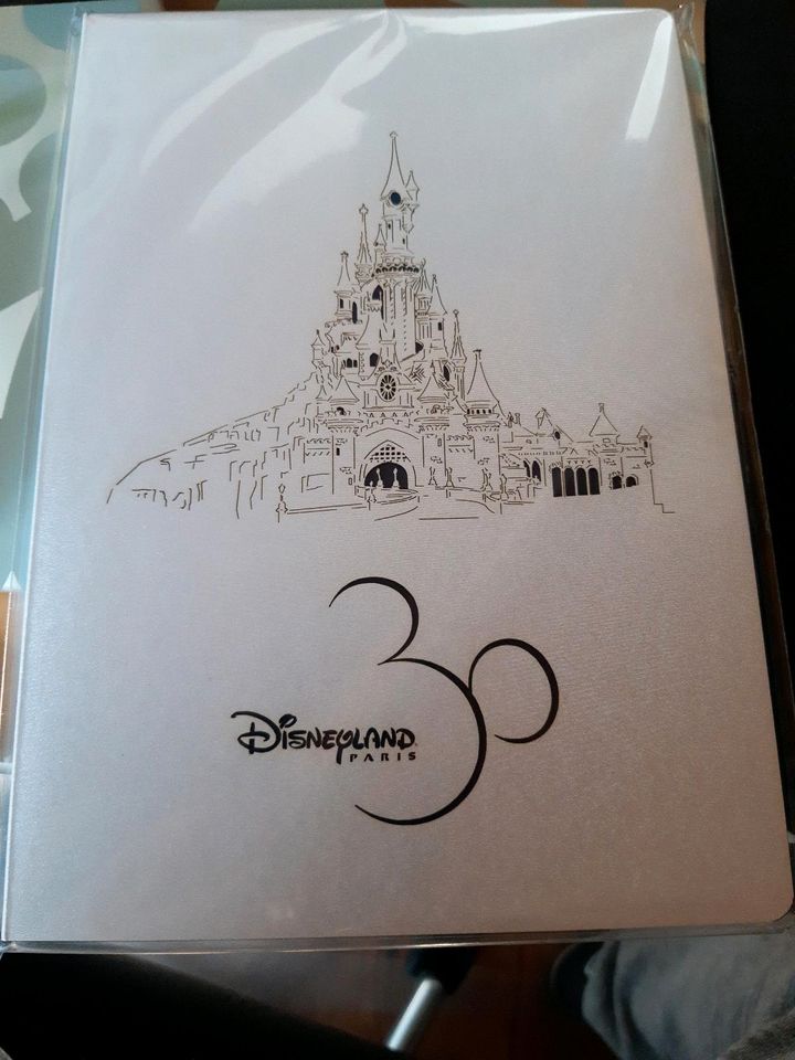 Disney Disneyland Paris 30 Jahre Bookmark Lesezeichen Notizblock in Wegberg