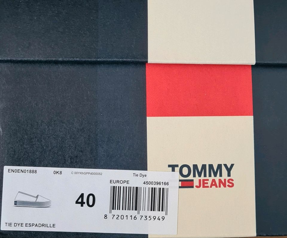 **Tommy Hilfiger Espadrilles** Batik-Optik** Größe: 40 in Berlin