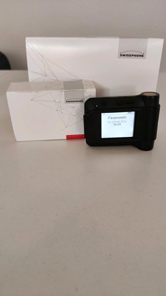 Swissphone s.QUAD Voice  mit Scanner BOS FME mit Programmierung in Krummesse