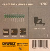 DEWALT | DDF6500030 | C4 & C5 Pins 30mm x 2,6mm | 700Stk | NEU! Niedersachsen - Zetel Vorschau