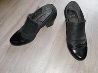 Jana Leder Damen Gr. 41 H Absatz Halbschuh Pumps schwarz Bayern - Weißenstadt Vorschau