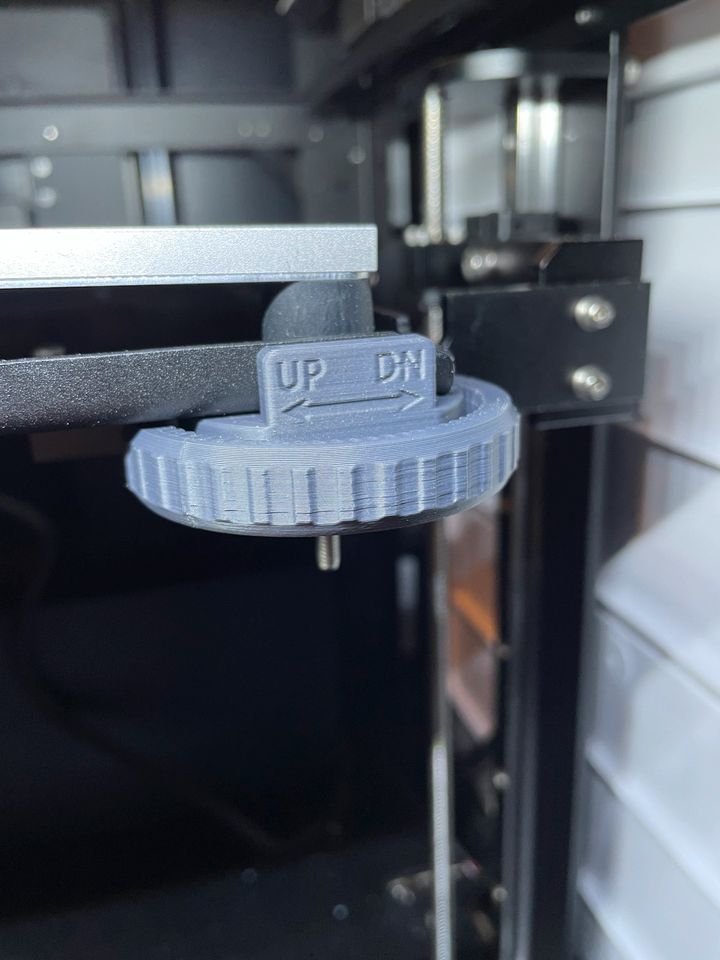 QIDI X-CF Pro Einstellschrauben Druckbett 3D Drucker in Darmstadt