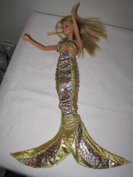 Vintage Barbie -MEER Jungfrau " Gold Mermaid Puppe Mattel in Oberhausen