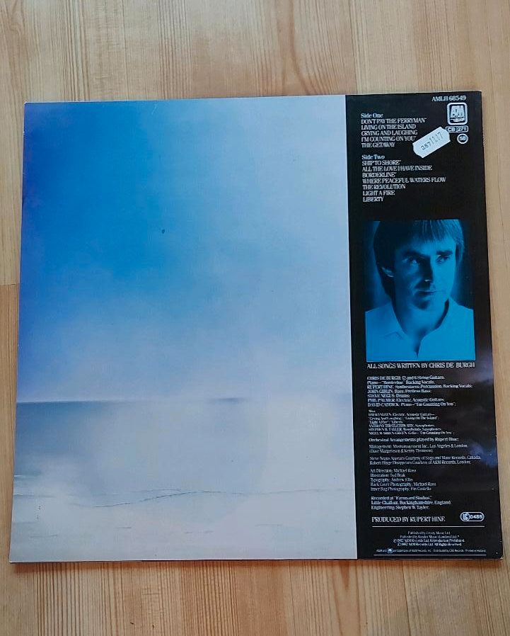 Schallplatte Vinyl LP Chris de Burgh "The Getaway" in Gleichen