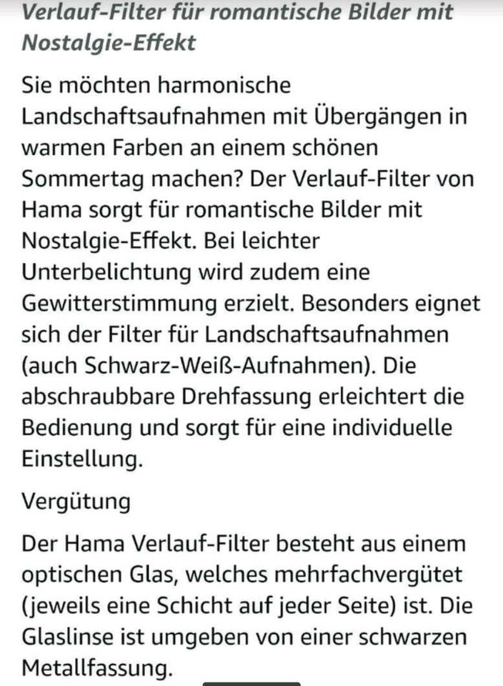 Hama 1 Verlauf Filter Tabak und 1 Verlauf Filter blau in Dresden