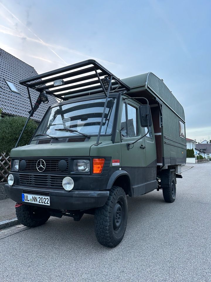Mercedes 310D T1 Oberaigner 4x4 Expeditionsmobil Offroad Camper in Illerrieden