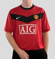 Manchester United Trikot Nike rot schwarz Gr XL AIG Vintage retr Nordrhein-Westfalen - Krefeld Vorschau