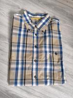 Camel Active Herren Hemd kariert Beige Blau Größe L Kurzarm Top Nordrhein-Westfalen - Euskirchen Vorschau