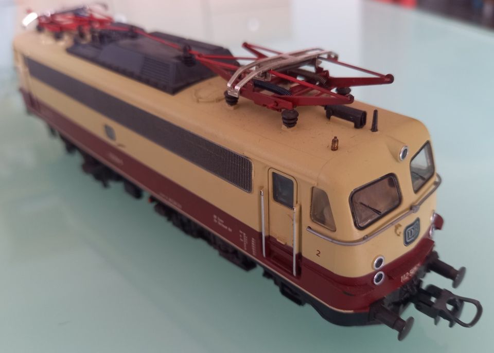 Roco 43915 (14138S) BR112 Elektrolok rot beige H0 (OVP) in Nieder-Olm