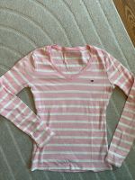 Tommy Hilfiger Shirt langarm weiß rosa gestreift S 36 Kreis Ostholstein - Bad Schwartau Vorschau