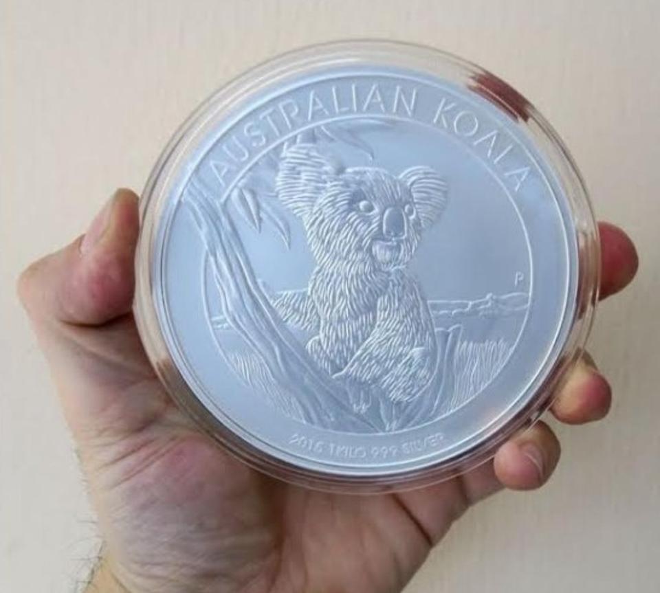Silbermünze 1 kg von Perth Mint Serie Koala Neuzustand in Lauenburg